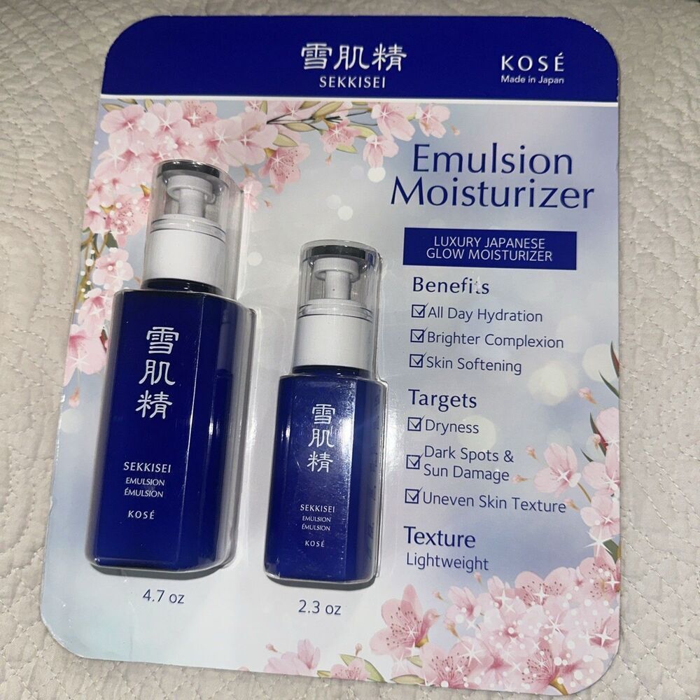KOSE SEKKISEI Emulsion Moisturizer-2 Pack Set 4.7oz+2.3oz - BRAND NEW SEALED